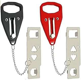 Serrure de porte portable colcheck 2 pièces serrure sécurité domestique voyage parfaite pour les voyages. DIAYTAR COTE D'IVOIRE, votre destination incontournable pour des produits discount de qualité. Que vous recherchiez des articles pour la maison, l'électroménager, l'informatique, la mode ou les gadgets, notre boutique en ligne saura répondre à tous vos besoins sans vous ruiner !