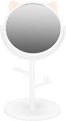 Miroir de maquillage rotatif mignon miroir de courtoisie de table élégant portable pour filles et femmes. DIAYTAR COTE D'IVOIRE  - votre guichet unique en ligne pour des produits discount irrésistibles. Parcourez notre large éventail de gadgets innovants, d'équipements ménagers pratiques et de vêtements tendance à prix cassés. Ne manquez pas cette opportunité de faire de bonnes affaires et de réaliser des économies considérables.
