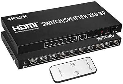 Autbye 2x8 hdmi matrix switcher répartiteur 2 par 8 amplificateur actif. DIAYTAR COTE D'IVOIRE  : la destination incontournable pour des achats discount en ligne. Découvrez notre gamme complète de produits discount allant des indispensables de la maison aux dernières tendances en matière de gadgets et d'informatique. Faites des économies tout en obtenant des articles de qualité en un seul clic !