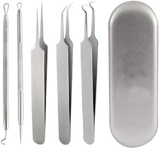 Kit d'extracteur de points noirs amateur 5 pièces d'acné visage en acier. DIAYTAR COTE D'IVOIRE  - La destination en ligne pour les chasseurs de bonnes affaires ! Parcourez notre sélection incroyable de produits discount, comprenant tout, des appareils ménagers aux gadgets dernier cri. Faites des économies sans sacrifier la qualité avec DIAYTAR COTE D'IVOIRE .