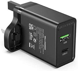Chargeur mural usb double port venture (a+c) (18w 20w pd) prise qcafcscpuk. Faites des bonnes affaires en un clic avec DIAYTAR COTE D'IVOIRE  ! Notre boutique en ligne généraliste vous propose une large gamme de produits discount, de l'électroménager à l'informatique en passant par la mode et les gadgets. N'attendez plus pour économiser et équiper votre maison à prix réduits, sans compromis sur la qualité !