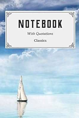 Cahier avec citations classiques (cahier de inspirantes). Découvrez DIAYTAR COTE D'IVOIRE, votre destination en ligne pour des produits discount de qualité supérieure. Achetez des articles de maison, des appareils électroménagers, des équipements informatiques, des vêtements tendance et des gadgets innovants, le tout à des prix abordables qui ne vous feront pas perdre le sommeil.