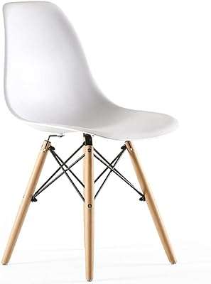 Chaise de salle à manger d'appoint chaise de bureau simple longue eames avec pieds en bois. DIAYTAR COTE D'IVOIRE  : la boutique en ligne qui révolutionne votre façon de consommer. Découvrez un large choix de produits discount, de l'électroménager à l'informatique, en passant par la mode et les gadgets, et bénéficiez de prix imbattables sans sacrifier la qualité. Rendez-vous sur notre site dès maintenant et faites-vous plaisir à petits prix !