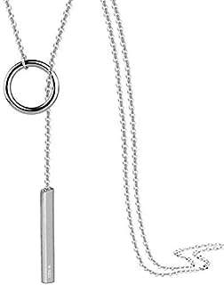Collier en argent sterling 925 pendentif barre verticale simple nouvelle chaîne pour femme. Faites des économies sans compromettre la qualité grâce à DIAYTAR COTE D'IVOIRE . Notre large éventail de produits discount, allant des articles de maison à l'électroménager, de l'informatique à la mode, et même aux gadgets dernier cri, saura vous satisfaire, tout en vous offrant le meilleur rapport qualité-prix.