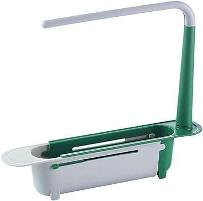 Support de rangement télescopique pour évier de cuisine (vert). Vous recherchez des produits discount à prix cassés ? DIAYTAR COTE D'IVOIRE  est là pour vous ! Découvrez notre catalogue en ligne et trouvez tout ce dont vous avez besoin, de l'électroménager aux articles pour la maison, en passant par l'informatique, la mode et les meilleurs gadgets du moment. Faites des économies sans compromettre votre style !