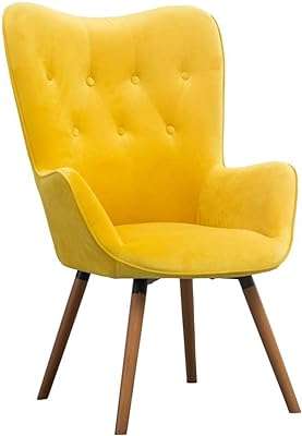 Chaise pivotante à deux boutons en velours roundhill furniture jaune 30". DIAYTAR COTE D'IVOIRE  : votre boutique en ligne discount préférée ! Faites des économies sur des articles essentiels pour votre vie quotidienne, de l'électroménager à l'informatique en passant par la mode et les gadgets. Ne cherchez plus, les meilleurs prix sont chez nous !