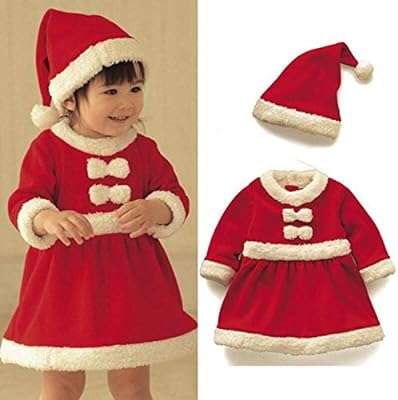 Costume de père noël pour enfants petites filles. Trouvez tout ce dont vous avez besoin à des prix imbattables chez DIAYTAR COTE D'IVOIRE  - une boutique en ligne généraliste qui vous propose des produits discount pour la maison, l'électroménager, l'informatique et plus encore.