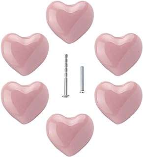Yoyolo 6 pièces ensemble de boutons en céramique motif coeur rose d'enfants mignons pour tiroirs. Découvrez DIAYTAR COTE D'IVOIRE  et profitez de notre sélection exceptionnelle de produits discount à des prix imbattables. Que vous recherchiez des appareils électroménagers de qualité, des gadgets high-tech dernier cri ou des accessoires de mode à petit prix, vous trouverez tout cela dans notre boutique en ligne.