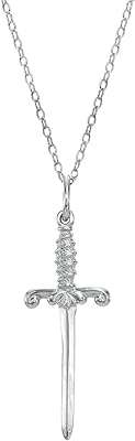 Collier pendentif épée dague en argent sterling sterling 18" sans pierres. Faites des économies sur tous vos achats chez DIAYTAR COTE D'IVOIRE . Notre boutique en ligne vous propose un large choix de produits discount, allant des indispensables pour la maison aux articles high-tech et aux accessoires de mode. Ne manquez pas nos offres exceptionnelles pour acheter intelligemment et à petits prix !