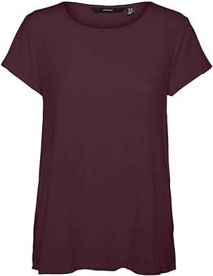T shirt de couleur unie à manches courtes ve mafa disponible en permanence pour femme. DIAYTAR COTE D'IVOIRE  - Votre destination en ligne pour des achats malins. Explorez notre catalogue diversifié de produits discount, des indispensables du quotidien aux dernières tendances. Faites des économies tout en vous garantissant la satisfaction grâce à nos offres attractives et notre engagement envers un rapport qualité-prix exceptionnel.
