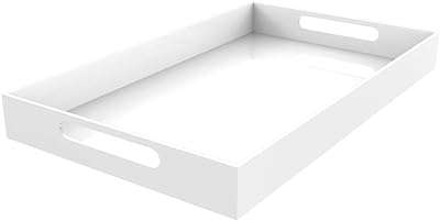 Plateau de service blanc blanc brillant grand plateau en acrylique de 20" pour café. Faites une affaire incroyable chez DIAYTAR COTE D'IVOIRE, votre destination en ligne pour des achats discount qui ne vident pas votre portefeuille ! Parcourez notre sélection complète de produits, des articles pour la maison aux gadgets dernier cri. Économisez sur les appareils informatiques de haute technologie et vos marques de mode préférées, tout en profitant d'une livraison rapide et d'un service client exceptionnel. Redéfinissez votre façon de magasiner avec nous et réalisez des économies substantielles dès maintenant !