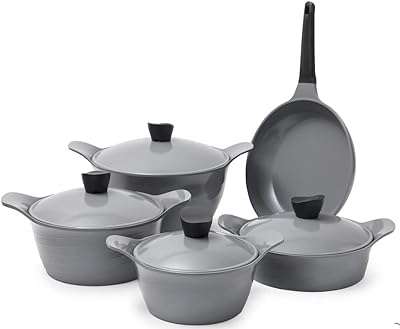 Batterie de cuisine en granit coréen tonado 9 pièces gris tod.dg31372. Faites-vous plaisir sans vous ruiner avec DIAYTAR COTE D'IVOIRE, la boutique en ligne qui propose des produits discount pour tous les budgets. Venez découvrir notre sélection de produits pour la maison, l'électroménager, l'informatique et la mode, et profitez de remises exceptionnelles.