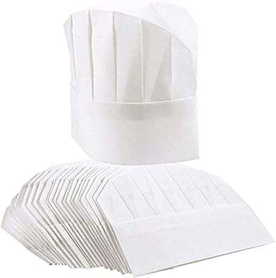 Ensemble de 10 chapeaux de cuisine blancs réglables en papier pour enfants et adultes. DIAYTAR COTE D'IVOIRE  vous offre une expérience d'achat en ligne unique en proposant une multitude de produits discount dans différents domaines. Faites-vous plaisir sans vous ruiner en choisissant parmi notre sélection de produits pour la maison, l'électroménager, l'informatique, la mode et bien plus encore.