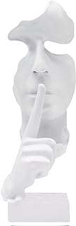 Silence is gold thinker statue objets modernes simples en résine. DIAYTAR COTE D'IVOIRE  - Votre destination en ligne pour des affaires incroyables. Rendez-vous sur notre site et découvrez un choix sensationnel de produits discount, qu'il s'agisse de l'électroménager indispensable, de l'informatique à la pointe ou des dernières tendances en matière de mode.