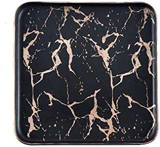 Assiette carrée en marbre au design nordique de 10 pouces (noir). À la recherche de bonnes affaires ? DIAYTAR COTE D'IVOIRE  est là pour vous ! Notre boutique en ligne généraliste propose une variété de produits discount, allant des articles pour la maison à l'électroménager, en passant par l'informatique et la mode, ainsi que les gadgets indispensables à petits prix.