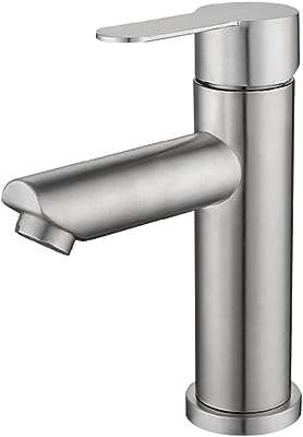 Robinet de lavabo de salle de bains en nickel brossé à poignée unique. Un large choix, des prix imbattables, c'est ce que vous offre DIAYTAR COTE D'IVOIRE . Avec des produits discount pour tous les besoins, de la maison à l'électroménager, de l'informatique à la mode et aux gadgets, notre boutique en ligne va au-delà de vos attentes pour vous proposer des produits abordables sans compromis sur la qualité.