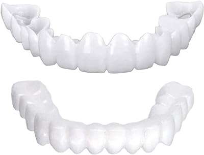 2 paires de prothèses dentaires instantanées dents de facettes cosmétiques souriantes supérieures et inférieures. Ne payez pas plus cher ! DIAYTAR COTE D'IVOIRE  vous offre des produits discount de qualité supérieure à des prix abordables. Découvrez notre large sélection d'articles pour la maison, l'électroménager, l'informatique, la mode et les gadgets les plus recherchés. Visitez notre site dès maintenant et bénéficiez de nos offres exclusives pour économiser sur tous vos achats.