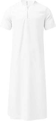 The white shop ramadan à manches courtes col rond robe arabe sans pour hommes. Faites des économies intelligentes avec DIAYTAR COTE D'IVOIRE . Parcourez notre boutique en ligne et trouvez des opportunités incroyables pour équiper votre maison, rester à la pointe de la technologie et vous habiller avec style, le tout à des tarifs défiant toute concurrence.