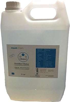 Eau distillée medichem sebasol 5l pour l'industrie automobile médicale des batteries des cosmétiques et du savon. En quête de produits à petits prix ? DIAYTAR COTE D'IVOIRE  est là pour vous satisfaire ! Explorez notre vaste sélection d'articles allant de la maison à l'électroménager en passant par l'informatique et la mode. Naviguez aisément sur notre site et découvrez un éventail de produits discount qui répondront à toutes vos attentes.