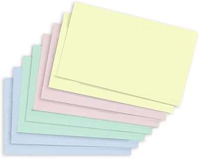 Cartes flash vierges paquet de 100 fiches de couleur unie pour le travail le bureau et l'école. DIAYTAR COTE D'IVOIRE  - votre adresse en ligne pour des achats malins. Profitez de nos prix réduits sur une large gamme de produits, d'une sélection d'articles pour la maison aux dernières tendances de la mode, en passant par les équipements électroniques et les accessoires informatiques. Sans compromis sur la qualité, nous rendons le shopping abordable pour tous.