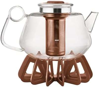 Théière shazy brewmaster avec verre borosilicate résistant à la chaleur et couvercle infuseur en acier. Avec DIAYTAR COTE D'IVOIRE, achetez malin et économisez sur tous vos achats en ligne. Profitez de réductions exceptionnelles sur une multitude de produits, du petit électroménager aux vêtements et accessoires tendance. Optimisez votre budget avec DIAYTAR COTE D'IVOIRE  dès aujourd'hui !