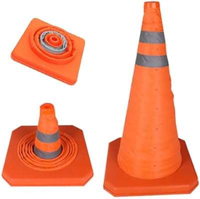 28" cônes de signalisation pliables | 70 cm cône polyvalent pliable et réfléchissant. Profitez de bonnes affaires toute l'année avec DIAYTAR COTE D'IVOIRE  ! Que vous recherchiez des articles pour la maison, des équipements informatiques abordables ou des essentiels de la mode, notre boutique en ligne vous propose un vaste choix de produits discount pour répondre à tous vos besoins.