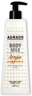 Lait corporel à l'argan agrado 400 ml. DIAYTAR COTE D'IVOIRE, la référence des bonnes affaires en ligne ! Explorez notre boutique et découvrez une sélection variée de produits, de la maison à l'informatique en passant par la mode et les gadgets. Profitez de nos prix compétitifs et achetez en toute confiance. Faites de DIAYTAR COTE D'IVOIRE  votre allié shopping, vous ne le regretterez pas.