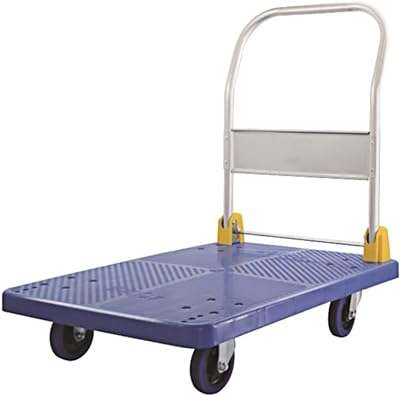 Chariot à plateforme pliable petite remorque domestique chargement et déplacement robustes. DIAYTAR COTE D'IVOIRE  - la boutique en ligne par excellence pour des achats malins. Explorez notre gamme complète de produits discount, allant des indispensables pour la maison à la dernière technologie, sans oublier les dernières tendances mode. Économisez gros en achetant intelligemment avec nous.
