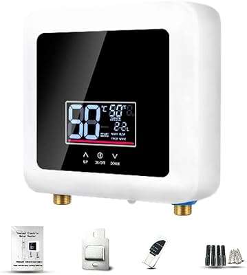 Chauffe eau électrique chauffe eau instantané 7500w électrique sans réservoir support mural avec affichage. DIAYTAR COTE D'IVOIRE, votre destination shopping en ligne inégalée. Avec une variété étendue de produits discount pour la maison, l'électroménager, l'informatique, la mode et les gadgets, vous pouvez vous attendre à des offres exceptionnelles et à des économies considérables, tout en bénéficiant d'une expérience de shopping pratique et personnalisée.
