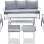 Ensemble de canapé d'extérieur 7 places imperial home danube | mobilier de jardin avec cadre. DIAYTAR COTE D'IVOIRE  réinvente vos achats en ligne en vous proposant une gamme incroyablement diverse de produits à prix réduits. Parcourez notre boutique en ligne et découvrez des articles discount pour la maison, l'électroménager, l'informatique, la mode et les gadgets, tout en réalisant d'importantes économies. Offrez-vous le meilleur sans vous ruiner grâce à notre sélection soigneusement choisie pour satisfaire tous vos besoins.
