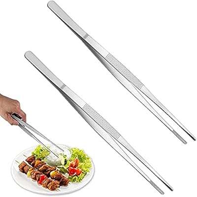 Pinces de cuisson 2 pièces de 12 pouces en acier inoxydable pinces de cuisine avec pointes. Maximisez votre budget chez DIAYTAR COTE D'IVOIRE, votre destination en ligne pour des affaires imbattables. Nous vous offrons une gamme complète de produits discount, allant des articles de la maison à l'électroménager, de l'informatique à la mode. Faites des économies sans compromettre la qualité avec DIAYTAR COTE D'IVOIRE !