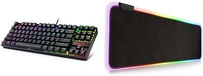 Clavier de jeu mécanique redragon k552 rgb kumara rétroéclairage led (noir) + tapis de souris et extra. Faites des bonnes affaires avec DIAYTAR COTE D'IVOIRE, la référence en matière de produits discount. Notre boutique en ligne propose tout, des appareils électroménagers aux gadgets dernier cri, en passant par les vêtements branchés. Profitez de nos offres exceptionnelles et économisez sur tous vos achats.