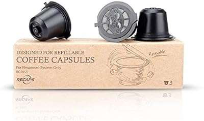 Recaps capsules de café expresso rechargeables pack de 3 filtres à capsules réutilisables compatibles avec. Faites des économies considérables chez DIAYTAR COTE D'IVOIRE, votre destination en ligne pour des produits discount. Notre boutique propose une large sélection d'articles pour la maison, l'électroménager, l'informatique, la mode et bien plus encore, avec des tarifs compétitifs et une satisfaction client garantie.