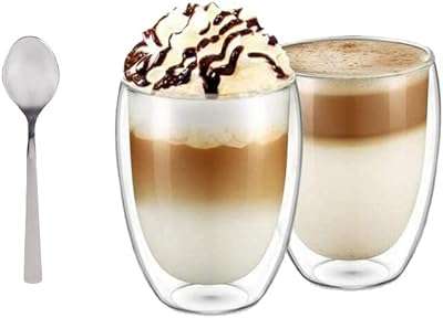 Tasses à café en verre double paroi pescador avec cuillère lot de 2. Magasinez en ligne sur DIAYTAR COTE D'IVOIRE  et profitez de prix imbattables sur une gamme complète de produits. De l'équipement de cuisine aux articles de mode, en passant par les appareils électroniques dernier cri, nous offrons une large sélection de produits discount, adaptés à tous les besoins.