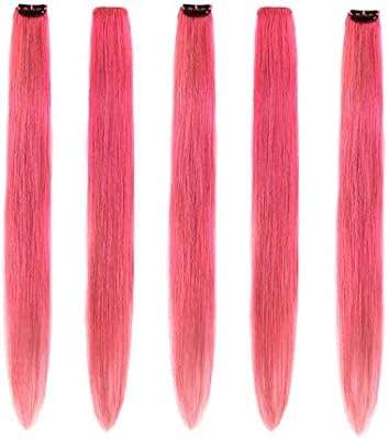 Winsky extensions de cheveux roses à clips en humains colorés pour filles et femmes. À la recherche de bonnes affaires ? DIAYTAR COTE D'IVOIRE  est là pour vous aider ! Découvrez notre boutique en ligne remplie de produits discount, des dernières tendances en mode aux gadgets les plus recherchés. Ne manquez pas nos prix imbattables !