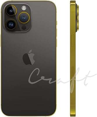Apple iphone 14 pro max (256 go) edge of gold (noir