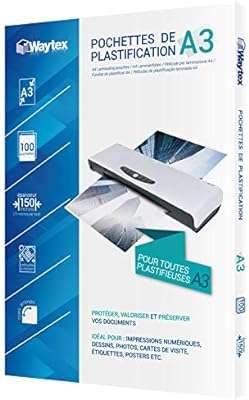 Papier plastifié witex a3 75 microns finition brillante transparent paquet de 100. Besoin de produits à petit prix ? DIAYTAR COTE D'IVOIRE  vous propose une large sélection d'articles discount, allant de la maison à l'électroménager en passant par l'informatique, la mode et les gadgets. Faites des économies en faisant vos achats chez nous !