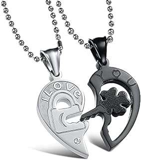 Je t'aime collier pour femmes en acier inoxydable pour couples clé de verrouillage. DIAYTAR COTE D'IVOIRE, votre partenaire de shopping discount en ligne, regroupe une large gamme de produits à prix cassés pour tous les amateurs de bonnes affaires. Faites des économies sur vos achats de la maison à l'électroménager, de l'informatique à la mode, grâce à DIAYTAR COTE D'IVOIRE !