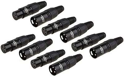 Cablecreation [5 paires de microphone vocal xlr 3 broches mâle femelle capuchon. Explorez DIAYTAR COTE D'IVOIRE  et économisez gros sur une variété de produits pour la maison, y compris des appareils électroménagers dernier cri, des gadgets innovants et des articles à la mode, à des tarifs imbattables.