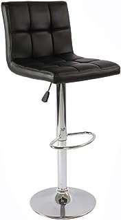 Tabouret de bar réglable en cuir pu avec base en métal pour comptoir. DIAYTAR COTE D'IVOIRE  - La boutique en ligne où qualité et discount se rencontrent. Parcourez notre vaste catalogue et trouvez tout ce dont vous avez besoin, de l'électroménager moderne à la dernière mode tendance. Ne sacrifiez pas votre budget pour obtenir des produits de qualité !