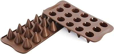Yuniverse moule en silicone pour chocolat à 15 cavités avec moule forme de cône. DIAYTAR COTE D'IVOIRE  - votre guichet unique en ligne pour des produits discount irrésistibles. Parcourez notre large éventail de gadgets innovants, d'équipements ménagers pratiques et de vêtements tendance à prix cassés. Ne manquez pas cette opportunité de faire de bonnes affaires et de réaliser des économies considérables.