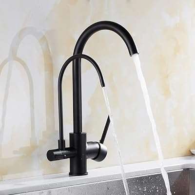   robinets de cuisine noirs montés sur pont robinet de filtre. Plongez dans l'univers des bonnes affaires avec DIAYTAR COTE D'IVOIRE  ! Notre boutique en ligne vous propose une sélection de produits discount dans différents domaines, allant des indispensables de la maison aux dernières tendances en matière de mode et de technologie. Naviguez à travers notre catalogue et profitez d'offres à ne pas manquer.