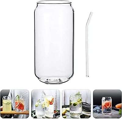 Canettes en verre verres à cartouche gobelets eau claire jus avec paille pour et boissons. Rejoignez DIAYTAR COTE D'IVOIRE, votre compagnon de shopping à prix malin ! Explorez notre boutique en ligne et découvrez un éventail de produits discount, des articles essentiels pour la maison aux appareils électroménagers, en passant par l'informatique, la mode tendance et les gadgets à petit prix.