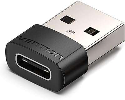Adaptateur otg venture usb 2.0 a mâle vers c femelle 480 mbps vitesse de transfert