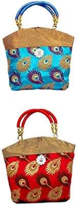 Élégant sac à main pour femme du rajasthan jaipuri bandoulière au design. Besoin de faire des économies ? Faites confiance à DIAYTAR COTE D'IVOIRE, la boutique en ligne discount idéale pour toutes vos envies. Parcourez notre gamme complète de produits, allant de la maison à l'électroménager, de l'informatique à la mode et aux gadgets, et découvrez des offres irrésistibles. Achetez en toute confiance, car la satisfaction de nos clients est notre priorité absolue.