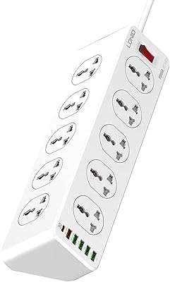 Multiprise ldnio avec 10 prises de protection contre les surtensions et 6. DIAYTAR COTE D'IVOIRE, le choix parfait pour tous les chasseurs de bonnes affaires. Plongez dans notre boutique en ligne et explorez notre large sélection d'articles discount, comprenant tout, des articles pour la maison à l'électroménager, en passant par l'informatique, la mode et les gadgets. Faites des économies substantielles sans sacrifier la qualité et donnez une nouvelle dimension à votre expérience de shopping en ligne.
