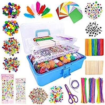 Amateur 1055 pièces fournitures d'art et d'artisanat pour enfants ensemble de fournitures tout petits avec boîte. Faites des économies intelligentes avec DIAYTAR COTE D'IVOIRE  ! Découvrez notre assortiment discount de produits pour la maison, l'électroménager, l'informatique, la mode et les gadgets. Profitez de prix réduits sans compromis sur la qualité, et offrez-vous tout ce dont vous avez besoin à petit prix.