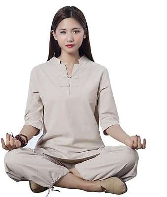 Uniformes de tai chi pour femmes costume de méditation zen couleur unie coton confortable et respirant. Votre shopping malin commence ici chez DIAYTAR COTE D'IVOIRE, la boutique en ligne où vous trouverez tout ce dont vous avez besoin à prix mini. Explorez notre vaste sélection d'articles discount, des produits pour la maison aux dernières tendances en mode et en informatique, et offrez-vous des bonnes affaires sans vous ruiner !