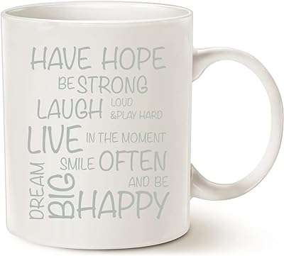 Spoil your wall funny have hope be strong tasse à café en céramique. Vous recherchez des produits discount à prix cassés ? DIAYTAR COTE D'IVOIRE  est là pour vous ! Découvrez notre catalogue en ligne et trouvez tout ce dont vous avez besoin, de l'électroménager aux articles pour la maison, en passant par l'informatique, la mode et les meilleurs gadgets du moment. Faites des économies sans compromettre votre style !