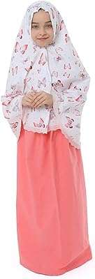 Robe de prière pour petites filles robes pour enfants jupe à